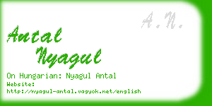 antal nyagul business card